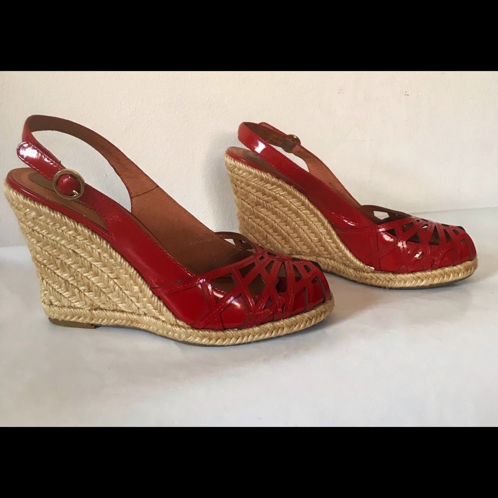 Corso como genuine leather platform shoes.